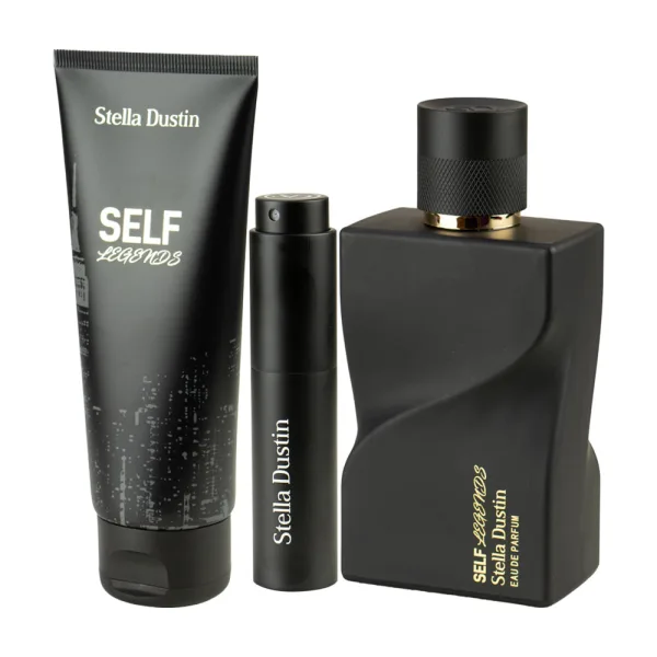 Kit Stella Dustin Self Legends City Collection Gift Set - 3 em 1 - Perfume EDP 100ML + Loção Corporal 100ML + Refil Recarregável 5ML