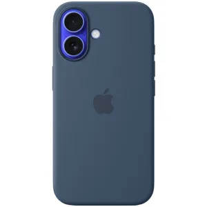 Capa Protetora Apple Leather Case Magsafe - Para Iphone 16 - Couro - Azul