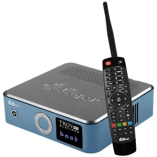 Duosat Troy HD Platinum: Receptor Wi-Fi ACM Completo