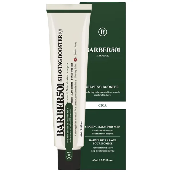 Creme de Barbear Barber501 Shaving Booster Smoothie Cica - Centella Asiática - 66ML