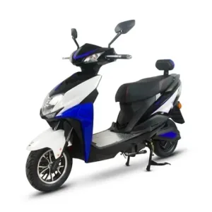 Bicicleta Elétrica Smart Wheel MS-SL - 1000W - 65km/h - Branco e Azul