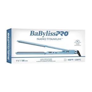 Prancha para Cabelo Babyliss Pro Nano Titanium BNT4083TUZ - 56W - Bivolt - Azul