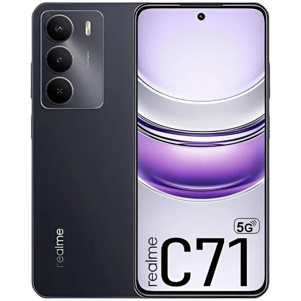 Celular Realme C71 5G RMX3943 - 6/128GB - 6.67'' - Dual-Sim - Carbon Black