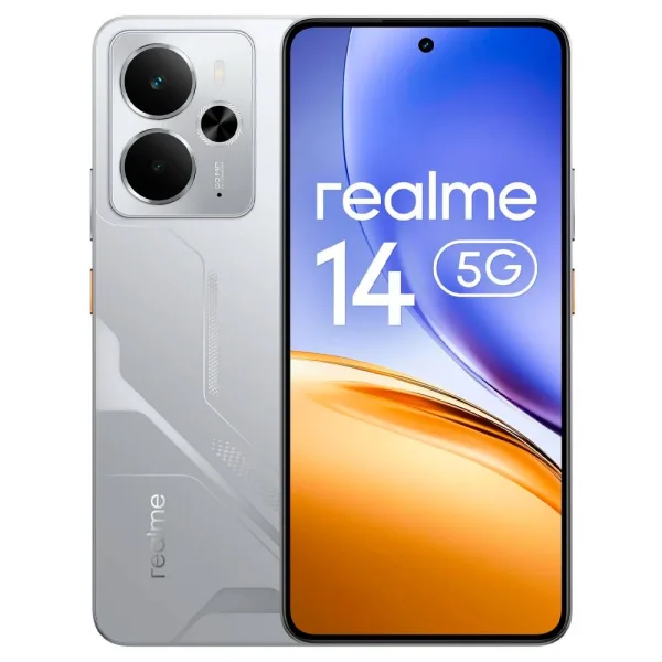 Celular Realme 14 RMX5070 - 12/256GB - 6.67'' - Dual-Sim - Mecha Silver