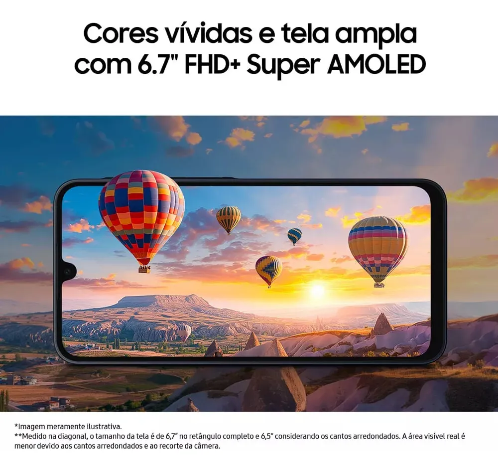 Smartphone Samsung Galaxy A16 5G – 128GB 4GB RAM Preto