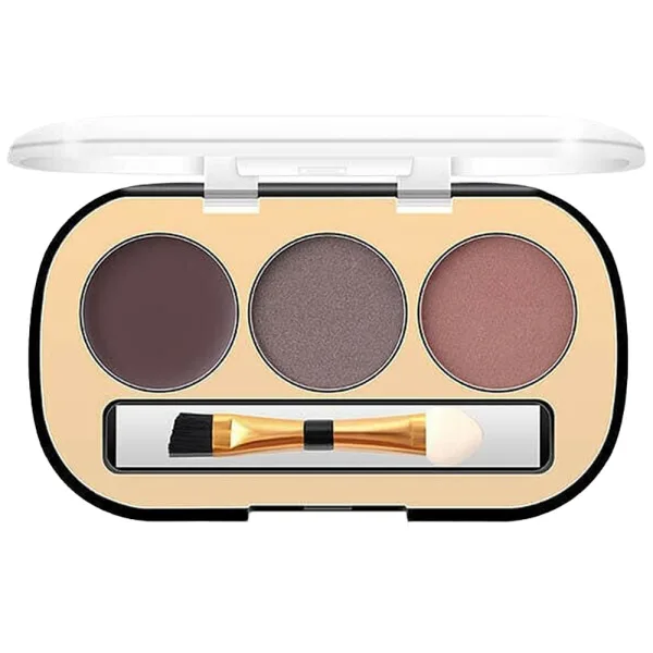 Paleta de Sombras Miss Rôse Eyebrow Powder & Eyebrow Cream 7402-045 - #03 - 3 Cores - 4.5Gr