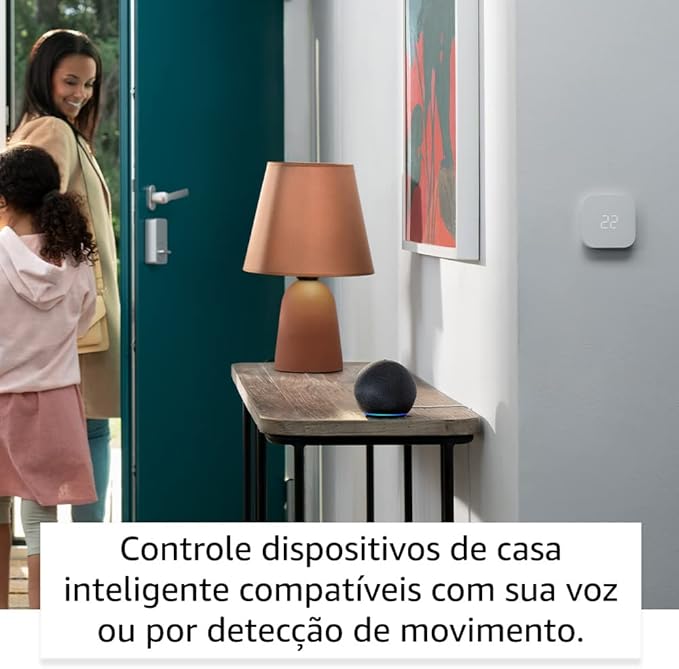 Echo Dot (Geração mais recente) | Smart speaker com Alexa, som vibrante e potente, Wi-Fi e Bluetooth |