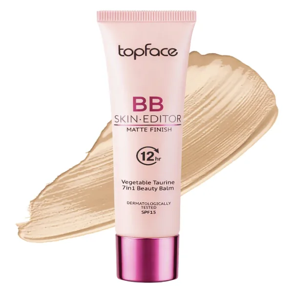 Base BB Cream Facial TopFace Skin Editor Matte Finish PT462 - 003 - SPF 15 - 30ML