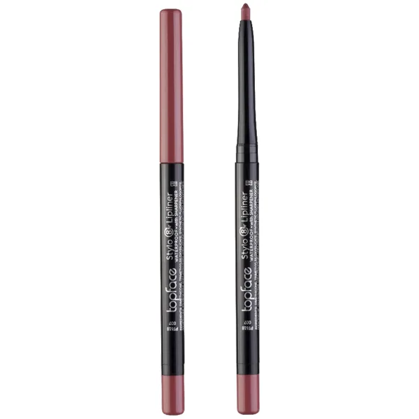 Lápis Labial Retrátil TopFace Stylo Waterproof Lipliner PT618 - À Prova D'água - #007 - 0.29Gr