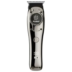 Máquina de Cortar Cabelo Kemei Professional Hair Clipper KM-1708 - Recarregável - Preto