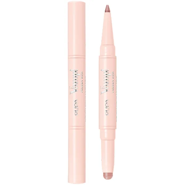 Batom 2 em 1 Pupa Milano Vamp! Creamy Duo - 016 Warm Rose - 0,8Gr + 0,2Gr