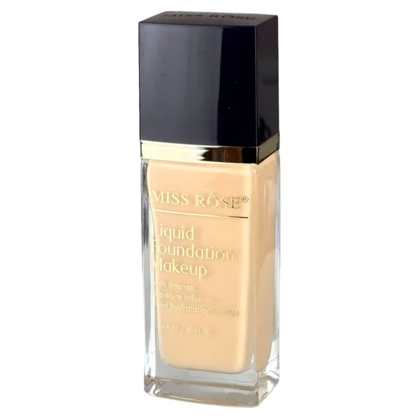Base Líquida Miss Rôse Liquid Foundation Makeup - Beige 1 - 30ML