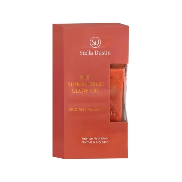 Óleo Corporal Stella Dustin Red Shimmering Radiant Rouge - 100ML