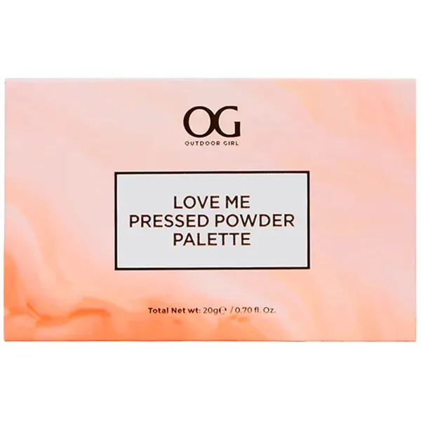 Paleta de Sombras Outdoor Girl Love Me Pressed Powder Palette DE7273 - 18 Cores - 20Gr