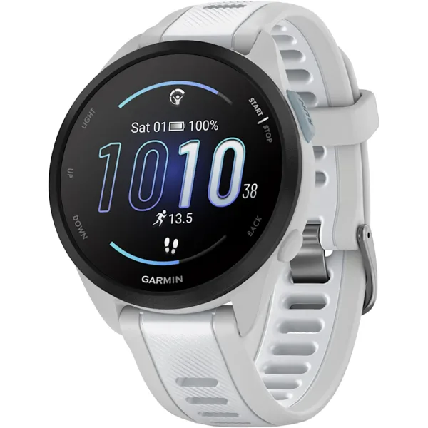 SmartWatch Garmin Forerunner 165 Basic 010-02863-AD - Bluetooth - Wi-Fi - GPS - Branco (Asia)