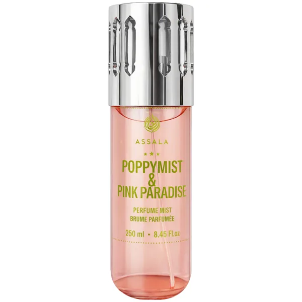 Colônia Body Mist Assala - 250ML - PoppyMist & Pink Paradise