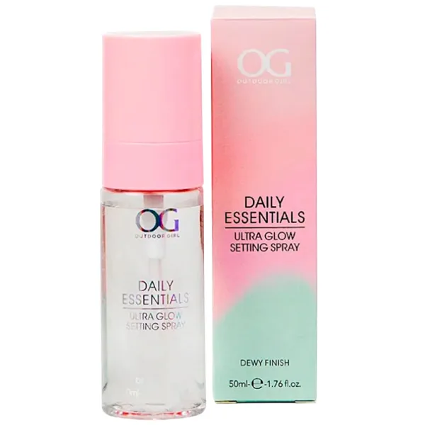 Spray Fixador Facial Outdoor Girl Daily Essentials Ultra Glow Setting Spray Dewy Finish FS5576H - 50mL