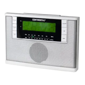 Rádio Relógio Continental 7909 - AM/FM - BiVolt - Branco