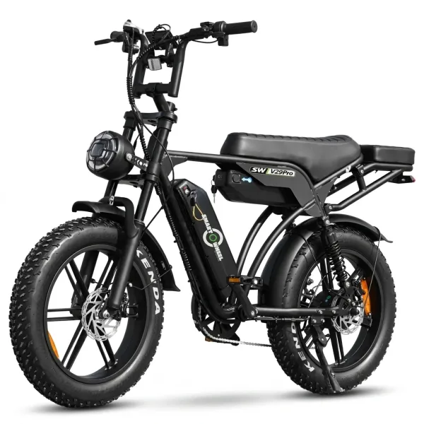 Smart Wheel Ebike V29 Pro 1000W 2 Baterias Black - Bicicleta Elétrica