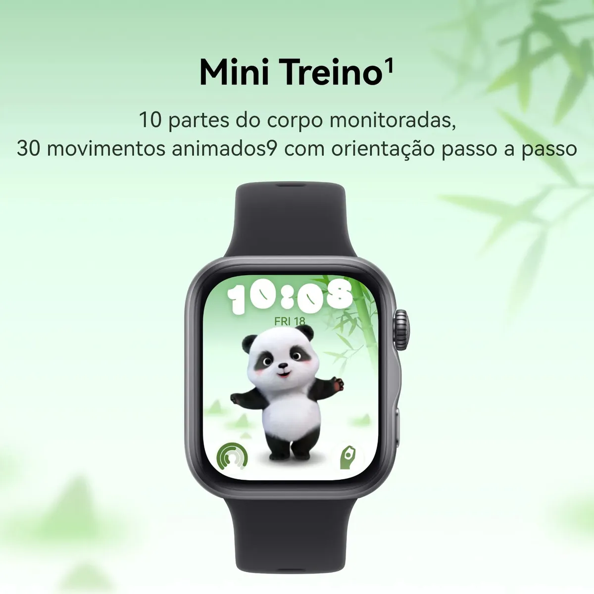 Smartwatch HUAWEI WATCH FIT 5 AMOLED de 182" Design Leve Mini Treino Bateria com Até 10 Dias 64 GB Gerenciamento Avançado da Saúde Monitor do Sono SpO2 GPS Compatível com iOS e And