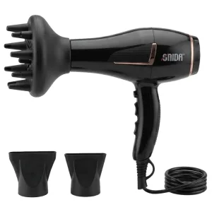 Secador de Cabelo Onida Retro Style ON-2604 - 2900W - 220V - Preto
