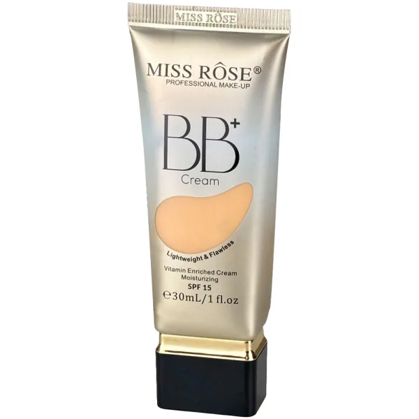 Base Líquida Miss Rôse BB+ Cream - SPF15 - Beige 1 - 30ML