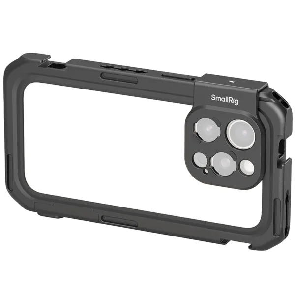 Gaiola de Vídeo SmallRig 5008 - Para iPhone 16 Pro - Preto