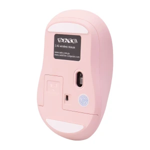 Mouse Satellite A-796G - Sem Fio - 1600 DPI - 4 Botões - Rosa