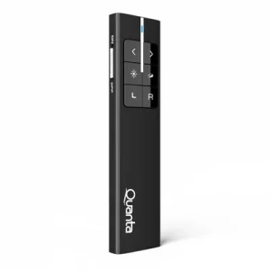 Apresentador de Slides Quanta QTPLM30 - Com Laser - Wireless - Preto