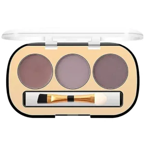 Paleta de Sombras Miss Rôse Eyebrow Powder & Eyebrow Cream 7402-045 - #02 - 3 Cores - 4.5Gr