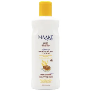 Loção para Corpo e Mãos Maake Glowing - Honey Milk - 200ML