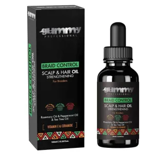Óleo Capilar Gummy Professional Braid Control Scalp & Hair Oil Strengthening - 100mL