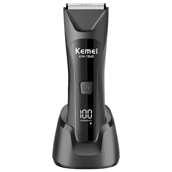 Máquina de Cortar Cabelo Kemei Professional Secret Trimmer KM-1849 - Recarregável - Preto