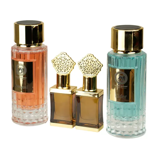 Kit Perfume Thoq Al Hawamer Eclat de luxe - 4 em 1 - Eau de Parfum - Unissex - 100ML + 100ML + 5ML + 5ML