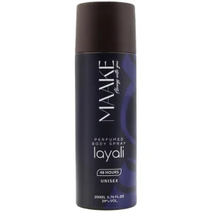 Body Spray Maake Perfumed Layali - Unissex - 200ML