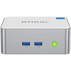 Mini PC GMKtec NucBox M3 - Intel Core I5-12450H - 16/512GB SSD - Prata