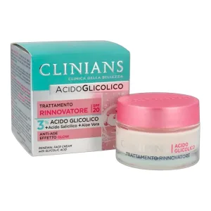 Creme Hidratante Facial Clinians Acido Glicolico Trattamento Rinnovatore - 50mL