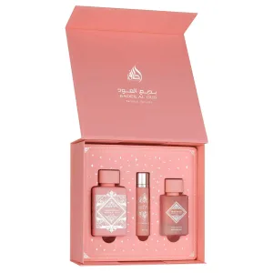 Kit Lattafa Bade'e Al Oud Noble Blush - Eau de Parfum - Feminino - 3 em 1 - 100ML + 12ML + 50ML