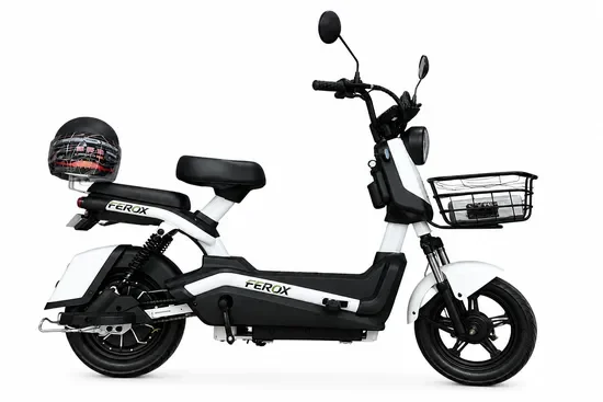 Bicicleta Eletrica-Electrica Ferox 500 Watt Batería Lithium Branco