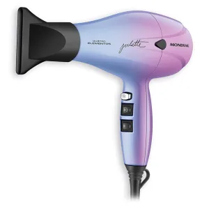 Secador de Cabelo Mondial Juliette SCP-JU-03 - 2000W - 110V/60Hz - Rosa e Azul
